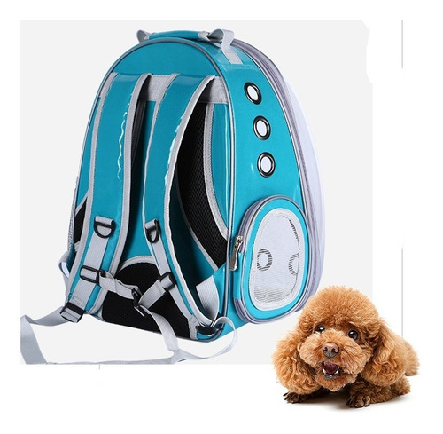 Imagen 7 de 10 de Mochila Bolso Mascotas Gato Perro Capsula Burbuja Espacial
