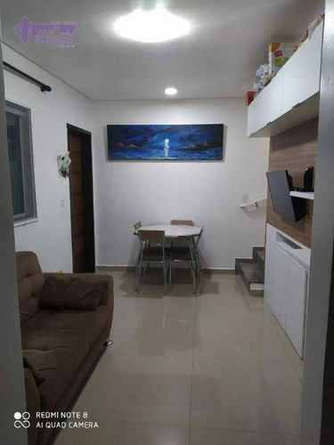 Imagem 2 de 14 de Sobrado Com 2 Dormitórios À Venda, 58 M² Por R$ 340.000 - Vila Valparaíso - Santo André/sp - So0564