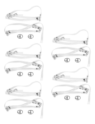 10 Correas De Zapatos De Tacón Alto Desmontable Cinturón De