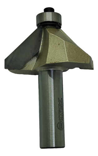 Fresa Para Tupia Chanfro 45 Graus Haste 12mm X 7/8 ( 22.2mm)