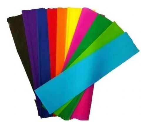 10 Pliegos Papel Crepe Colibrí 50cm X 2mts Color ¡¡ Color Lila
