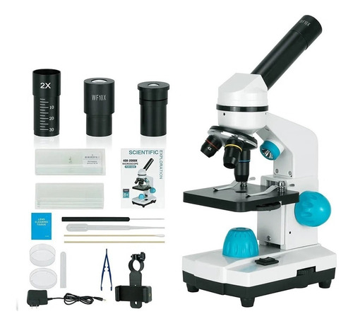 A Microscopio For Estudiantes Adultos Microscopios 40x-2000x