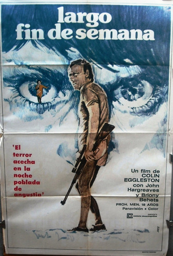 Afiche Original De La Película Largo Fin De Semana