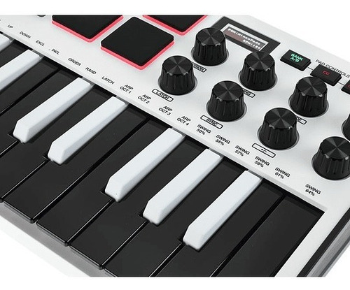 Imagen 3 de 4 de Akai Professional Mpk Mini Mk3 Blanco - Controlador Midi