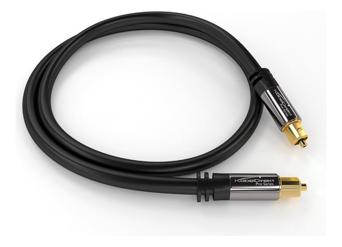 Cable Toslink, Cable Óptico De Audio - 10 Pies De Fibra Ó...