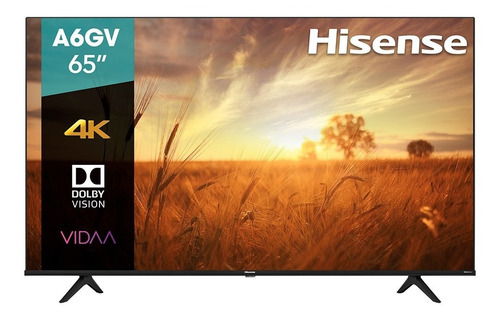 Imagen 1 de 6 de Hisense 4k Uhd A6gv Tv 65 Pulgadas (65a6gv 2021)