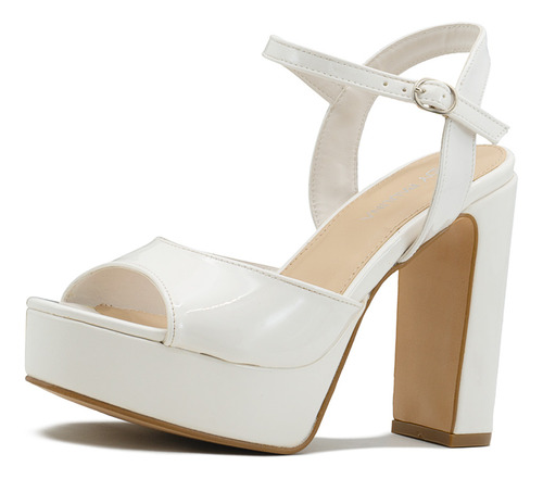 Zapatilla Para Mujer Graduación Formales Color Charol Late