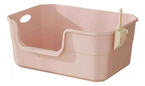 Caja De Arena Gruesa Extra Grande Semicerrada Para Gatos