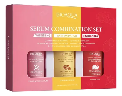 Kit Facial | Niacinamida + Cúrcuma + Caracol - Bioaqua