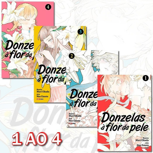 Donzelas A Flor Da Pele 1 Ao 4! Mangá Panini! Novo E Lacrado!