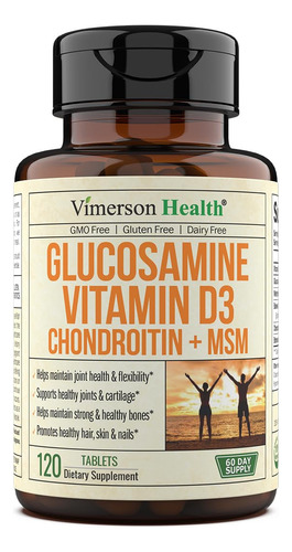 Glucosamine Chondroitin With Vitamin D3, Boswellia, Msm & B.