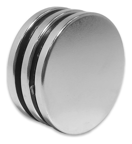 Ímã De Neodímio 30mm X 3mm 3peças Ímãs Magnético Super Forte