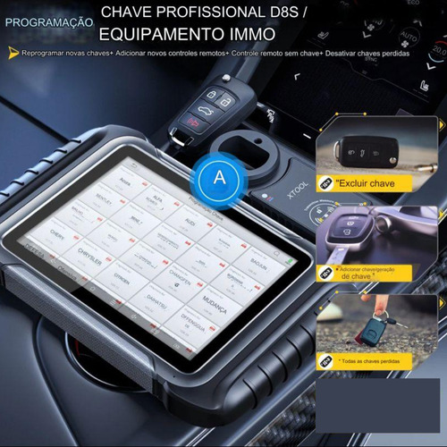 Scanner Automotivo Xtool D8s Mapa De Topplogia Doip Can Fd
