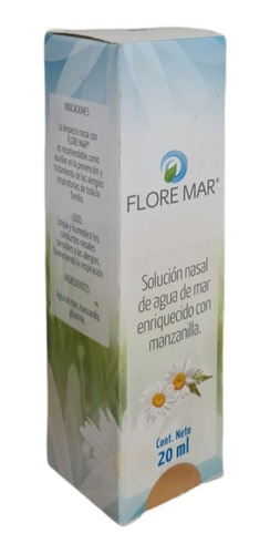 Solucion Nasal Spray Agua De Mar Manzanilla Alergias Nariz