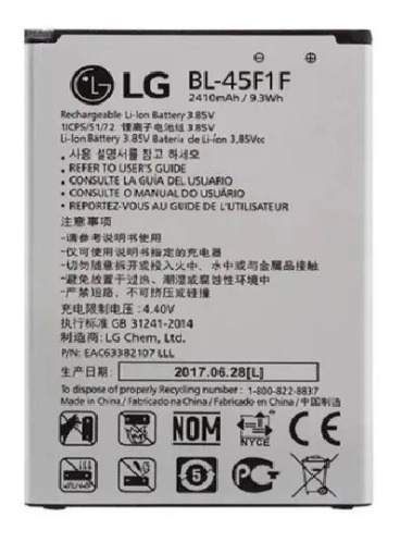 Bateria Pila LG Bl-45f1f Para LG Aristo Ms210