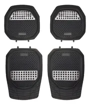 Comprar Set Alfombras Pisos Tapetes Auto Universal Bandeja 4 Piezas
