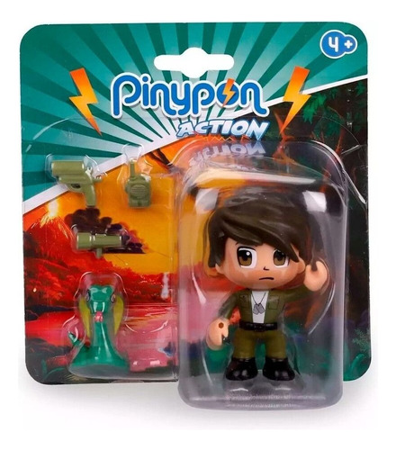 Figura Muñeco Pinypon Action + Animal + Accesorios