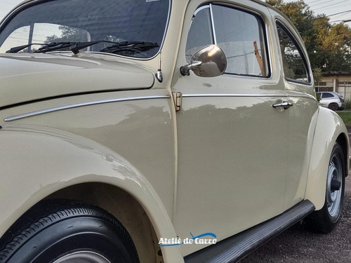Imagem 5 de 15 de Fusca Standard 76 Pl Preta Assoalho Fábrica -ateliê Do Carro