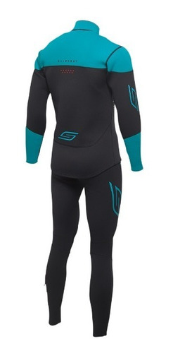 Imagen 2 de 6 de Traje Agua Neopreno Slippery Breaker Aqua 2 Partes