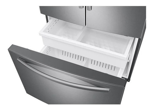 Refrigerador French Door De 27 Ft Silver Stainles Family Hub Color Black Doi