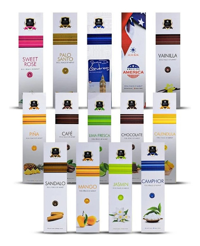 Sahumerios Alaukik Importados Variedad De Aromas Lavanda