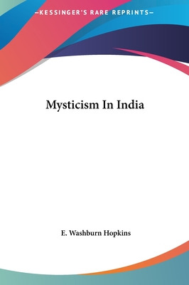 Libro Mysticism In India - Hopkins, E. Washburn