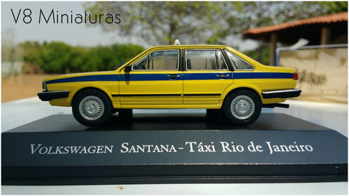 Miniatura Volkswagen Santana - Táxi Rio De Janeiro 