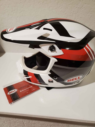 Imagen 2 de 4 de Casco Bell Mx-9 Mips Color Blanco Tam L Motocross Enduro Atv
