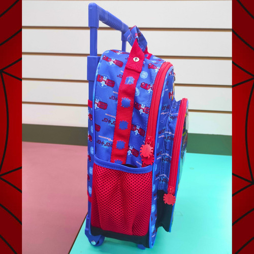 Mochila Escolar Homem Aranha Com Rodinhas E Alças