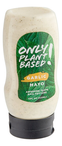 Mayonesa Ajo Vegana Sin Huevo Americana Only! 325ml. 8pack