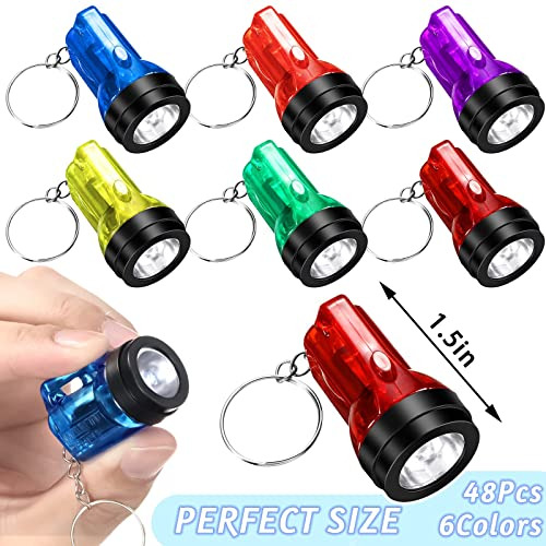 Llaveros De Linterna Mini, Pequeños Llaveros Led Linte...