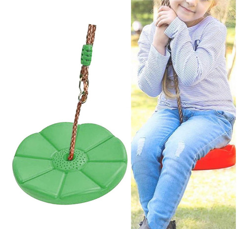Columpio De Disco Para Niños, Columpio De Escalada, Cuerda