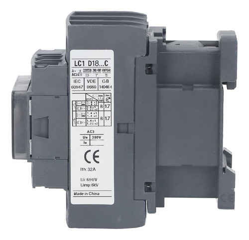 Contactor Ac Lc1d18 380v Tensión Nominal Baja Tensión