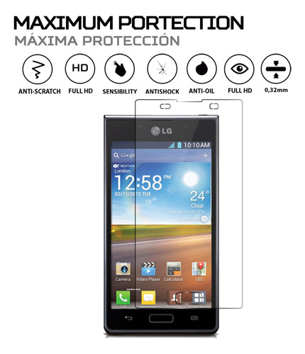 Protector Pantalla Antishock Para LG Optimus L7