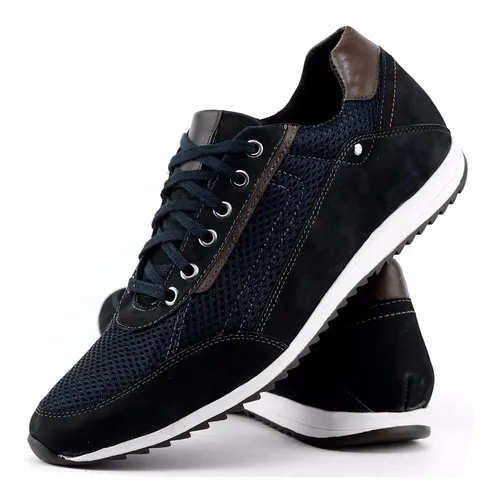 Sapatenis couro legitimo best sale masculino