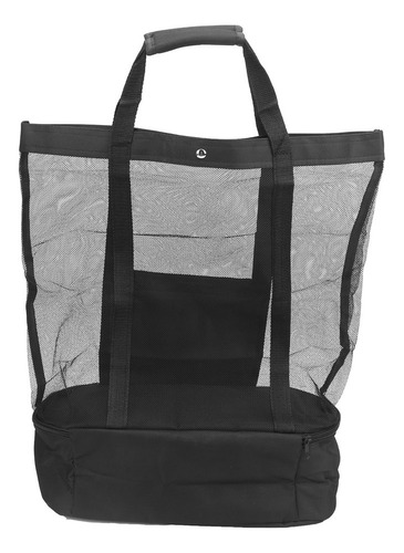 Bolsa De Malla Para Acampar Y Playa Con Bolsa De Refrigeraci
