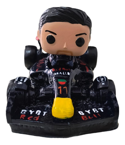 Maceta Tipo Funko Pop Rides Checo Pérez Oracle Red Bull