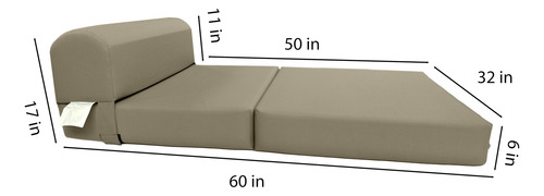 Cama Plegable De Espuma Para Sofá Y Silla 15 X 81 X 178 Cm B