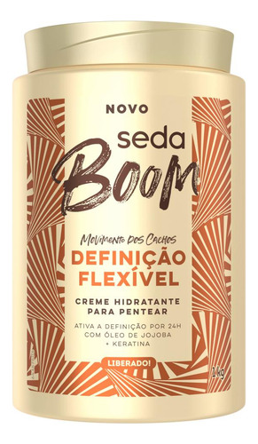 Kit Seda Boom Shampoo 250ml + Cond 250ml + Creme 1kg + Sérum