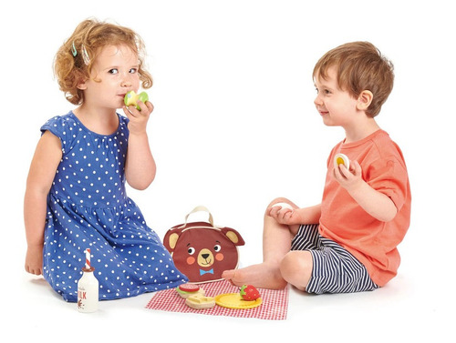 Tender Leaf Toys Picnic Oso Juguete Madera Niños Infantil ®