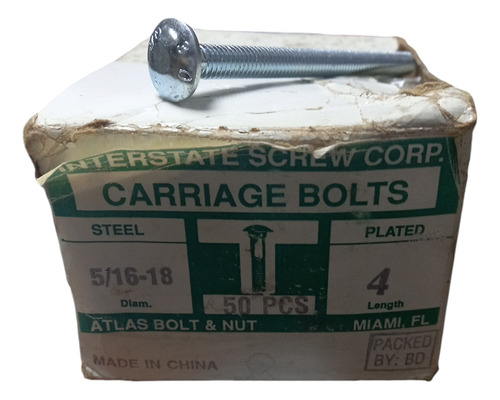 Tornillos De Carruaje 5/16-18
