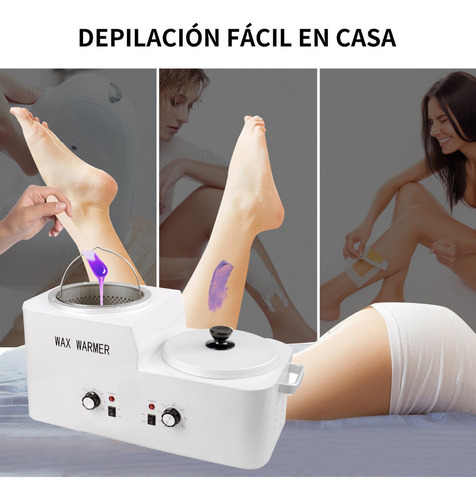 Olla De Cera Depilatoria Con Colador Y Filtro 6 Kilos