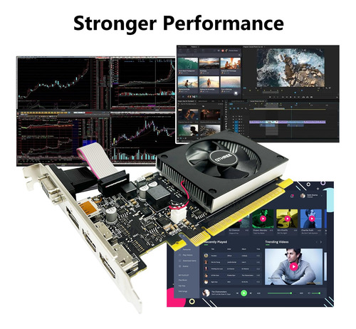 Tarjeta Gráfica Ddr3 4 Gb 64 Bits Para Pc Gaming