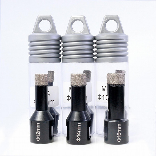 2 Broca Com Núcleo De Diamante Serras Para Ladrilhos 12mm