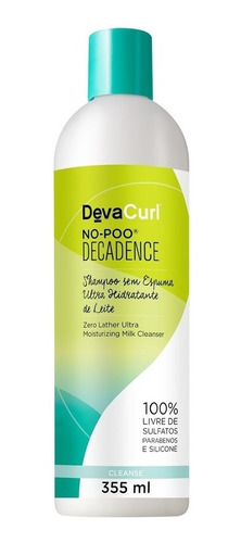 Deva Curl No Poo Decadence Shampoo Sem Espuma-de Leite 355ml