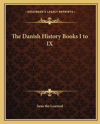 Libro The Danish History Books I To Ix - Saxo The Learned