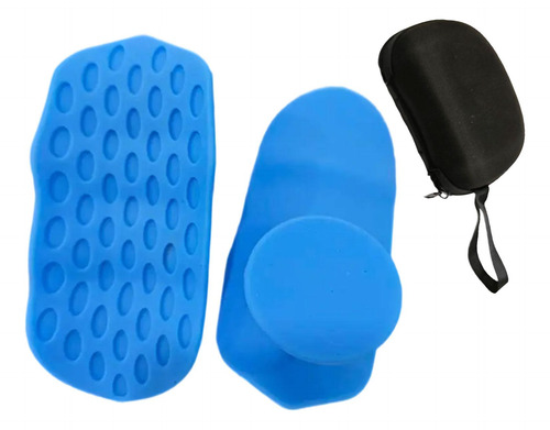 Arazos De Levantamiento De Pesas Grips De Gimnasio Azul