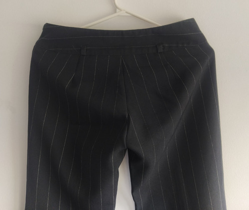 Pantalón De Vestir De Dama Gris Oscuro T34, Jan Basic, Usado (Usado)