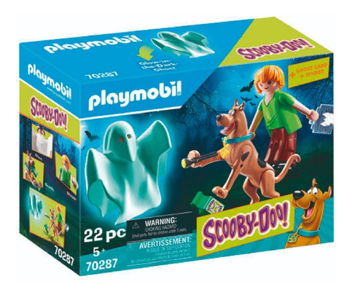 Playmobil Scooby Doo Y Shaggy Con Fantasma 70287 Juguete C