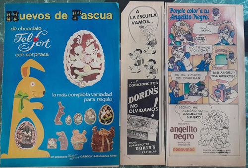 Lote Publicidades Años 60s Y 70s (Usado)